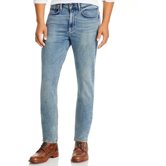 Mens rag & bone Slim Fit Loopback Jeans Fit 2 Size 34 X 32 $200 - Picture 1 of 5